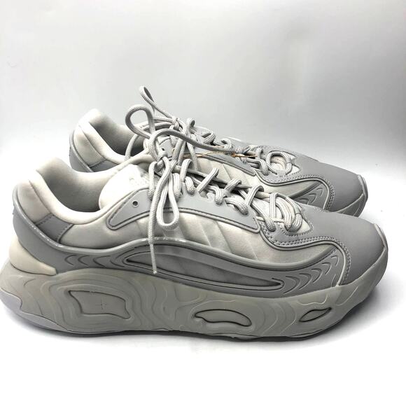 Adidas Mens Oznova Triple Gray Sneakers Lace Up US Size 10 - Picture 3 of 10